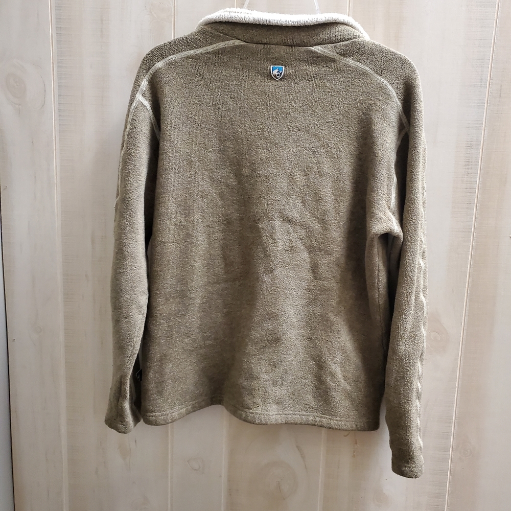Kuhl Fleece Sherpa Pullover 1/4 Zip Henley Neutral Size M Unisex - Picture 5 of 11